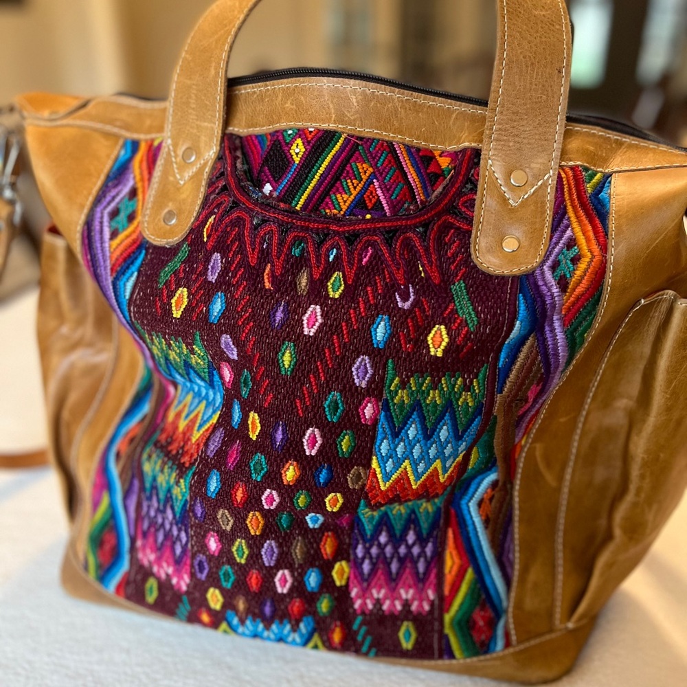 Guatemala leather bag